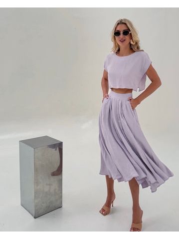 Lavender Top &amp; Skirt Set BeChick ❤