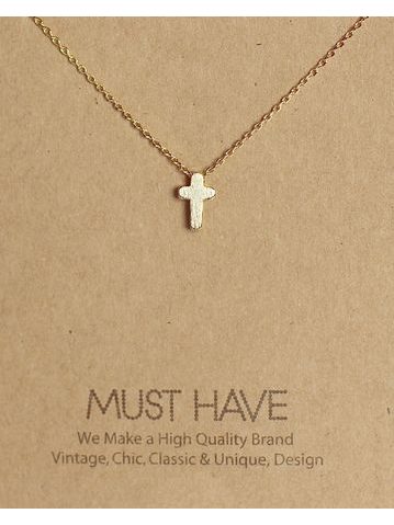 MUST HAVE series: Delicate Gold Cross