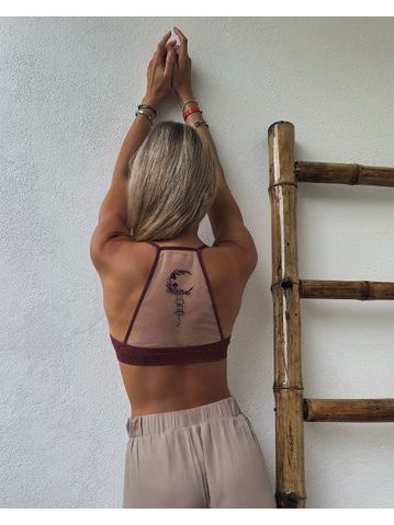 Čokoládová podprsenka Moon Mesh Racerback BeChick ❤