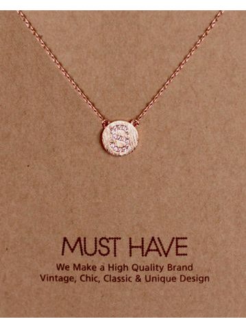 MUST HAVE series: Initial Rose Gold Necklace Letter S