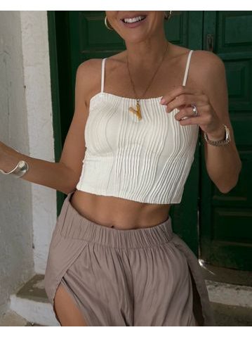 Krémová sportovní podprsenka Wave BeChick ❤