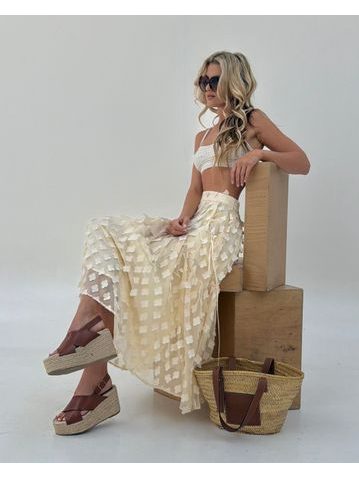 Cream Butterfly Skirt BeChick ❤