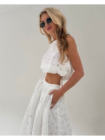 Spring White Top &amp; Skirt Set BeChick ❤