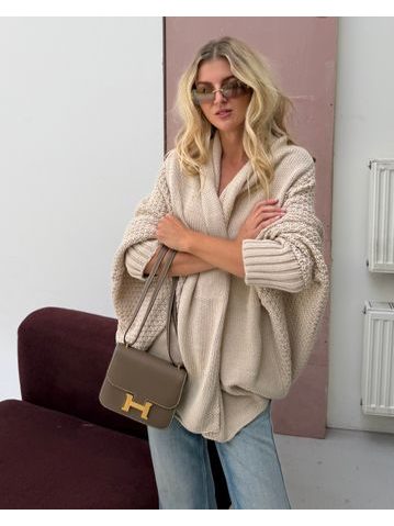Cream cardigan Alma BeChick ❤