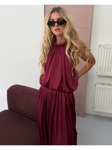 Burgundy Hailey Jumpsuit BeChick ❤