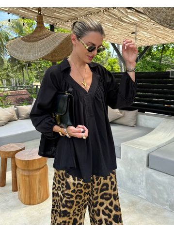 Černá košile Panama BeChick ❤