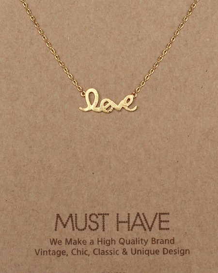 MUST HAVE series: Gold Love