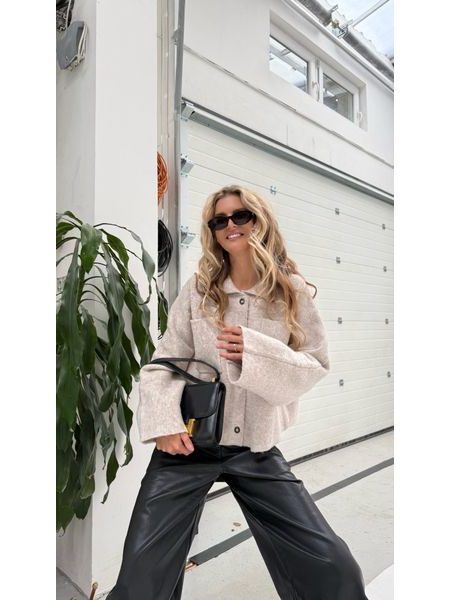 Béžový kabát Papyrus BeChick ❤