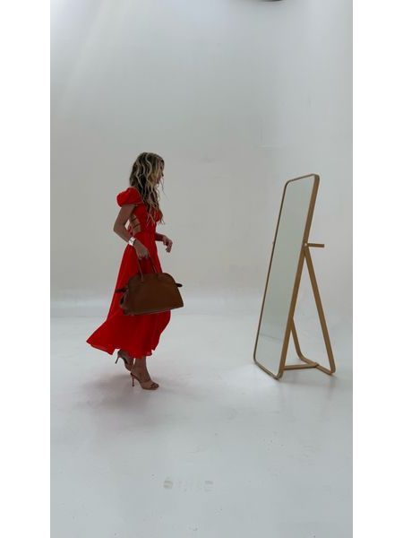 Červené bavlněné šaty Sparkle BeChick ❤