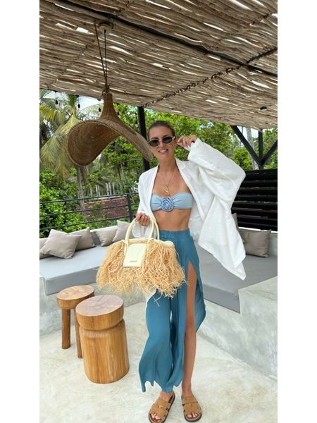 Bílý top/kimono Line Bechick ❤
