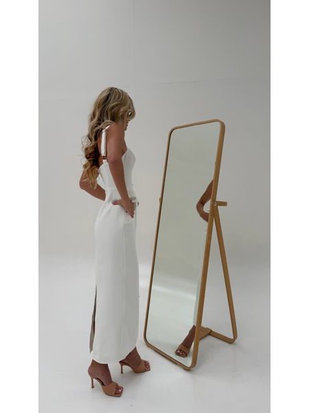 White Gold Button Dress BeChick ❤