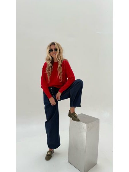 Red Jumper Simple BeChick ❤