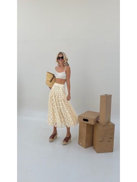 Cream Butterfly Skirt BeChick ❤