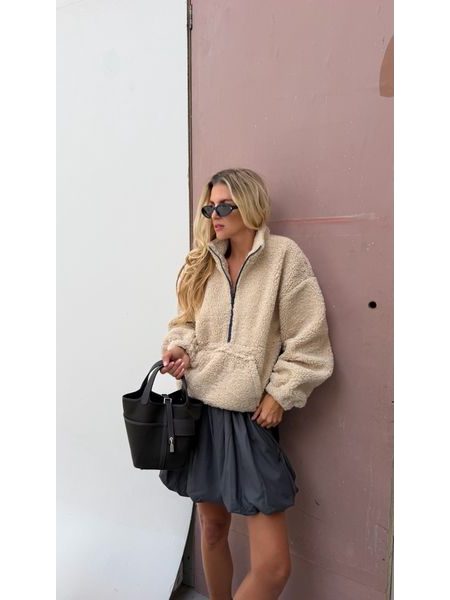 Beige Sherpa Jumper BeChick ❤