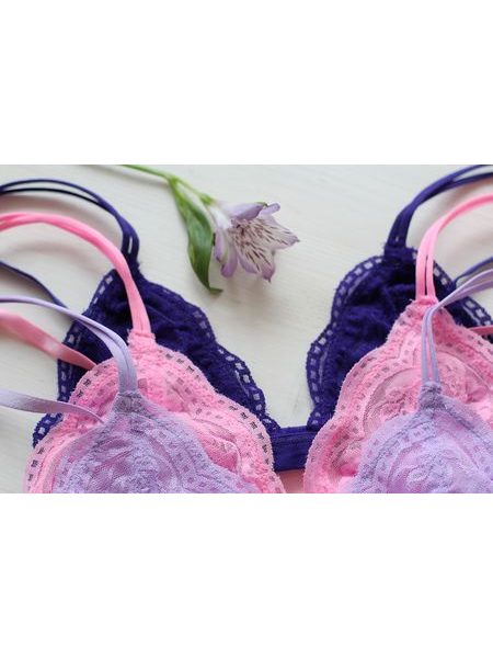 BE CHICK - Baby purple lace bra Anemone USA - Anemone USA - Lace - Lingerie  - Bralettes, Lingerie