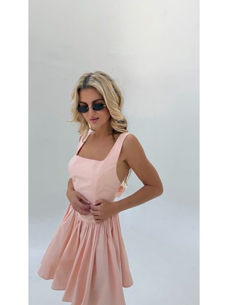 Powder Pink Cotton Dress Ballerina BeChick ❤