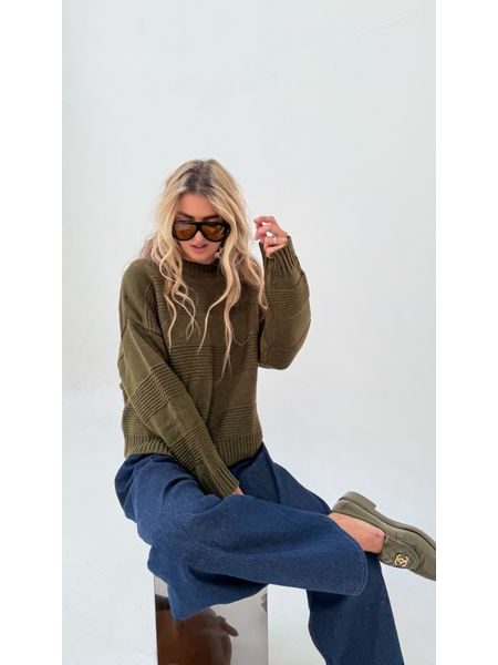 Olive jumper Rawe BeChick ❤