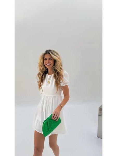 Bílé šaty Lace Back BeChick ❤