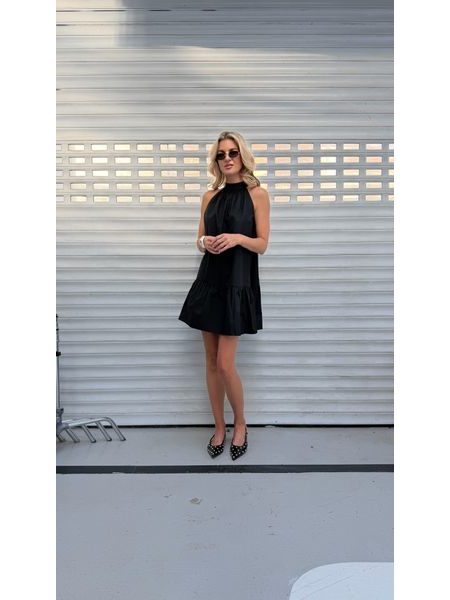 Black cotton Muse dress BeChick ❤