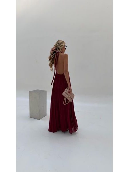 Burgundy maxi dress Desert Rose BeChick ❤