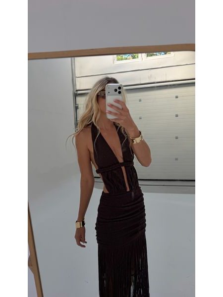 Čokoládové šaty After Dark BeChick ❤