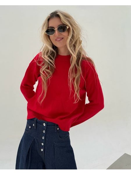 Red Jumper Simple BeChick ❤