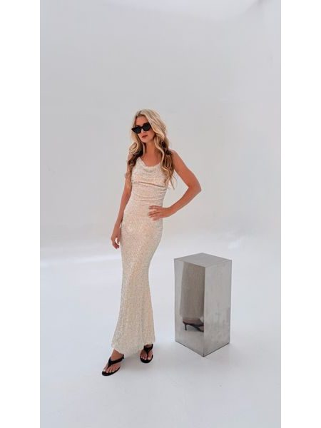 Cream Sparkle Dream Dress BeChick ❤