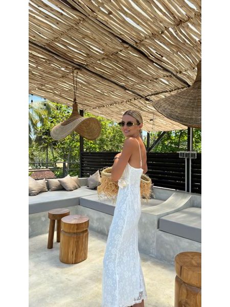 Cream Lace Dress Rose BeChick