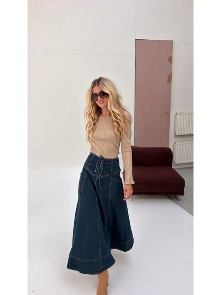 Cream linen top Nuit BeChick ❤