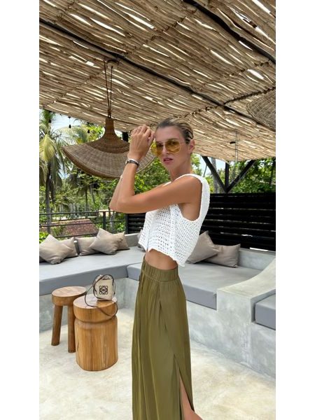 White Top Pearl Button Bechick ❤