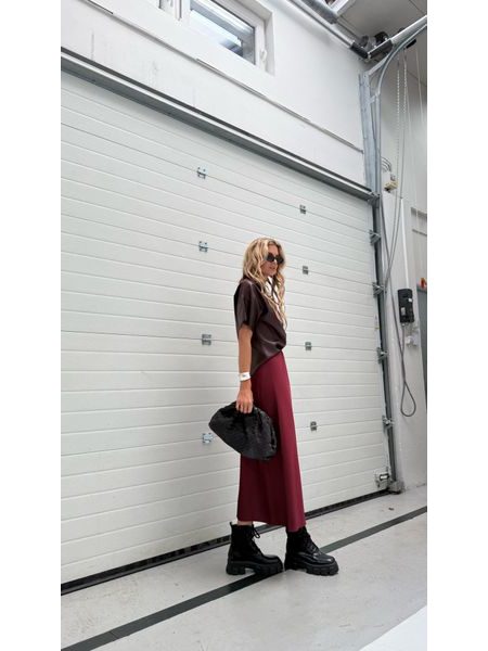 Vínový top Loose Fall BeChick ❤