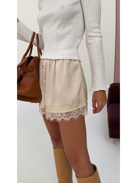 White linen top Nuit BeChick ❤