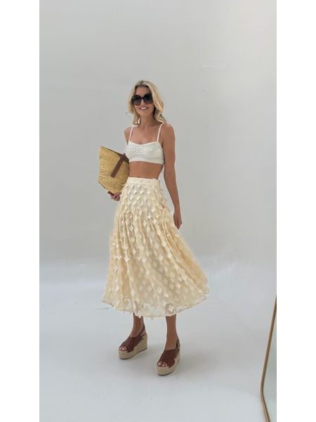 Cream Butterfly Skirt BeChick ❤