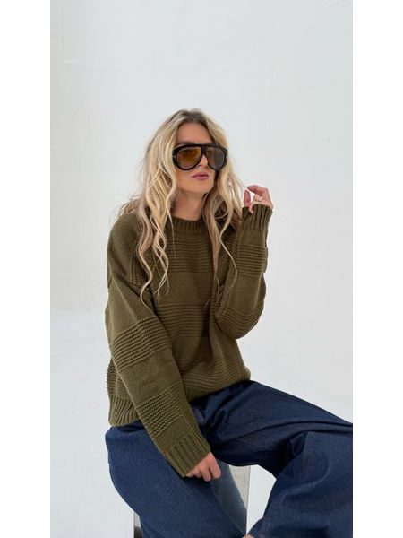 Olive jumper Rawe BeChick ❤