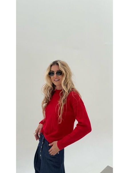 Red Jumper Simple BeChick ❤