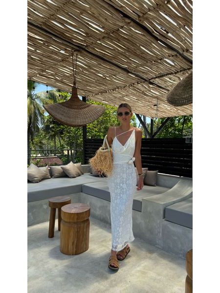 Cream Lace Dress Rose BeChick