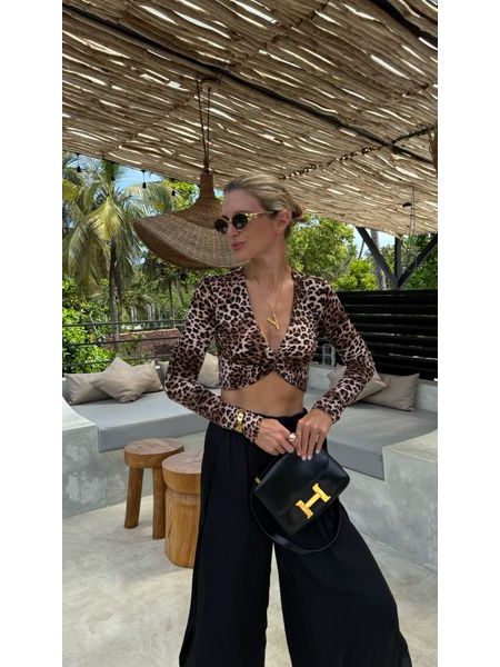 Leopardí top Twist Bechick ❤