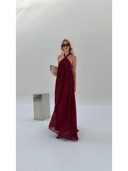 Burgundy maxi dress Desert Rose BeChick ❤