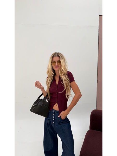 Burgundy Sienna Top BeChick ❤
