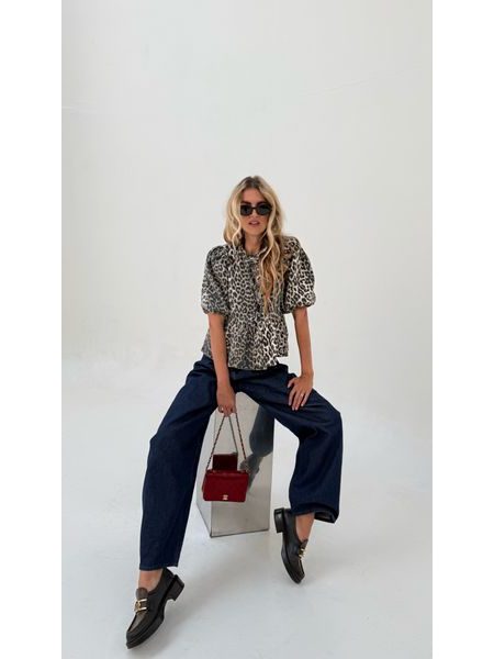 Leopard Print Cotton Sky Top BeChick ❤