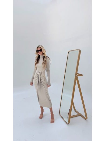 Cream Knotty BeChick Dress ❤