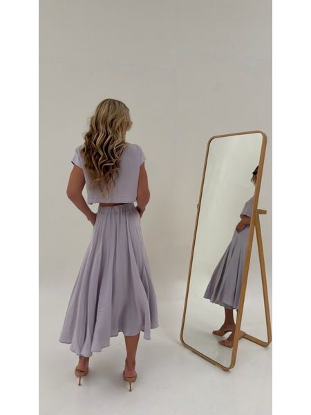 Lavender Top &amp; Skirt Set BeChick ❤