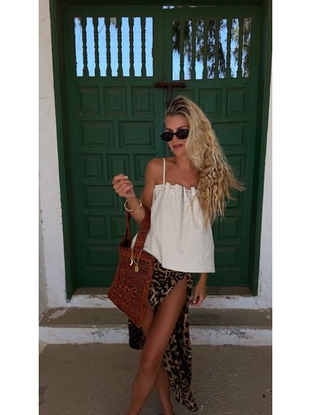 Linen Top Pearl Dream BeChick ❤