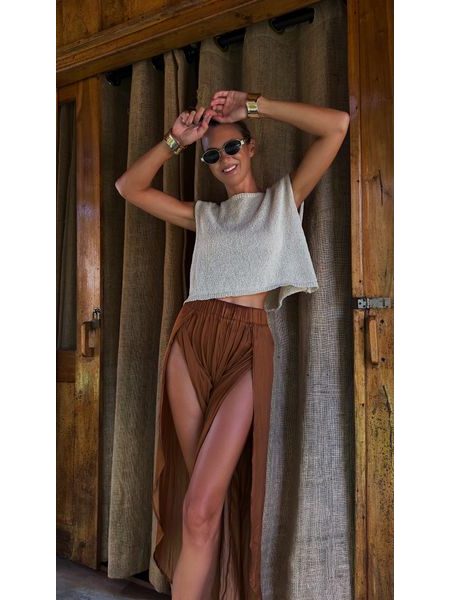 Cream crop top Gaelle BeChick ❤