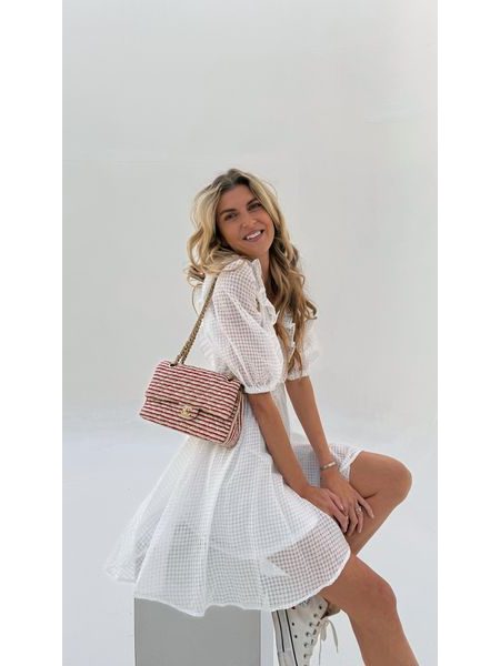 Bílé šaty BabyDoll BeChick ❤