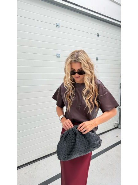 Vínový top Loose Fall BeChick ❤