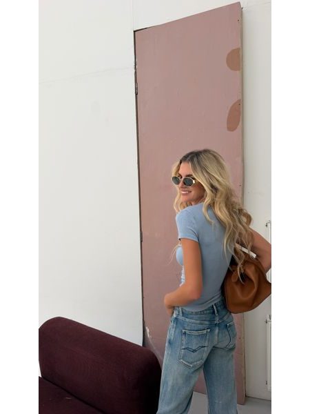 Baby blue top Chelsea BeChick ❤