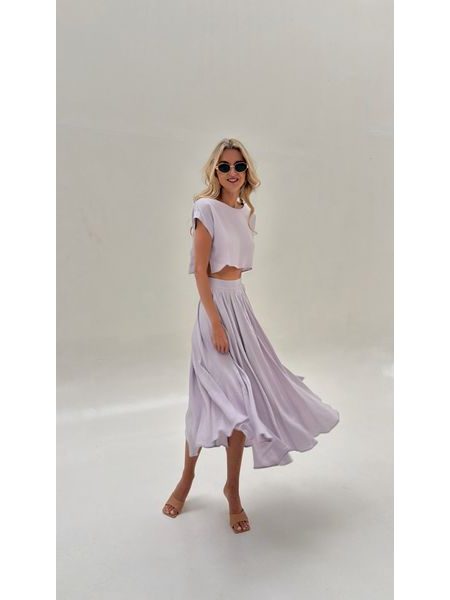 Lavender Top &amp; Skirt Set BeChick ❤