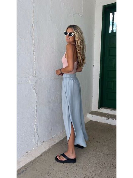 Powder Pink Knitted Top Simple Bechick ❤