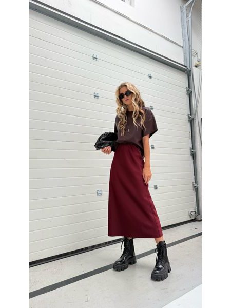 Vínový top Loose Fall BeChick ❤